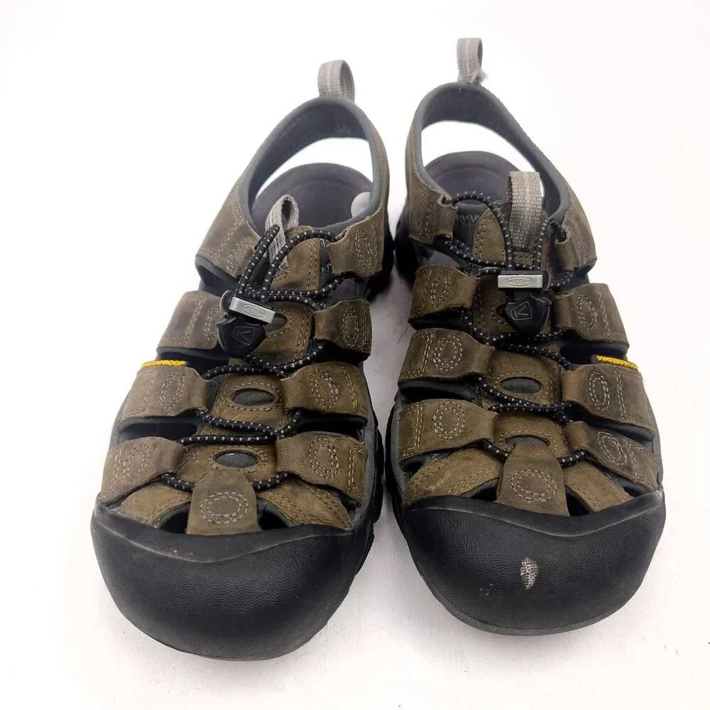 KEEN Mens Newport H2 Waterproof Hiking Sandals Brown Size 8.5 US